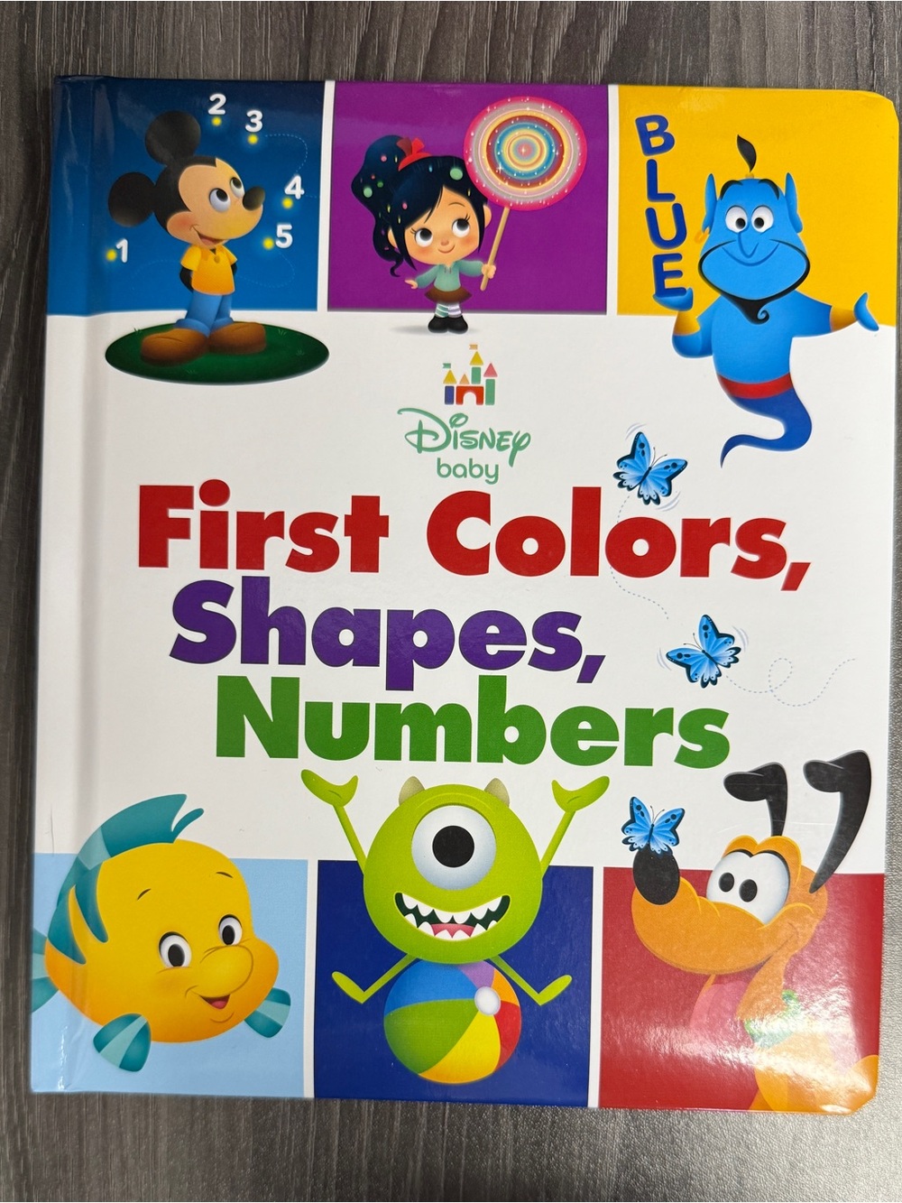 Disney Baby First Colors, Shapes, Numbers - Red Purple Green Multicolor